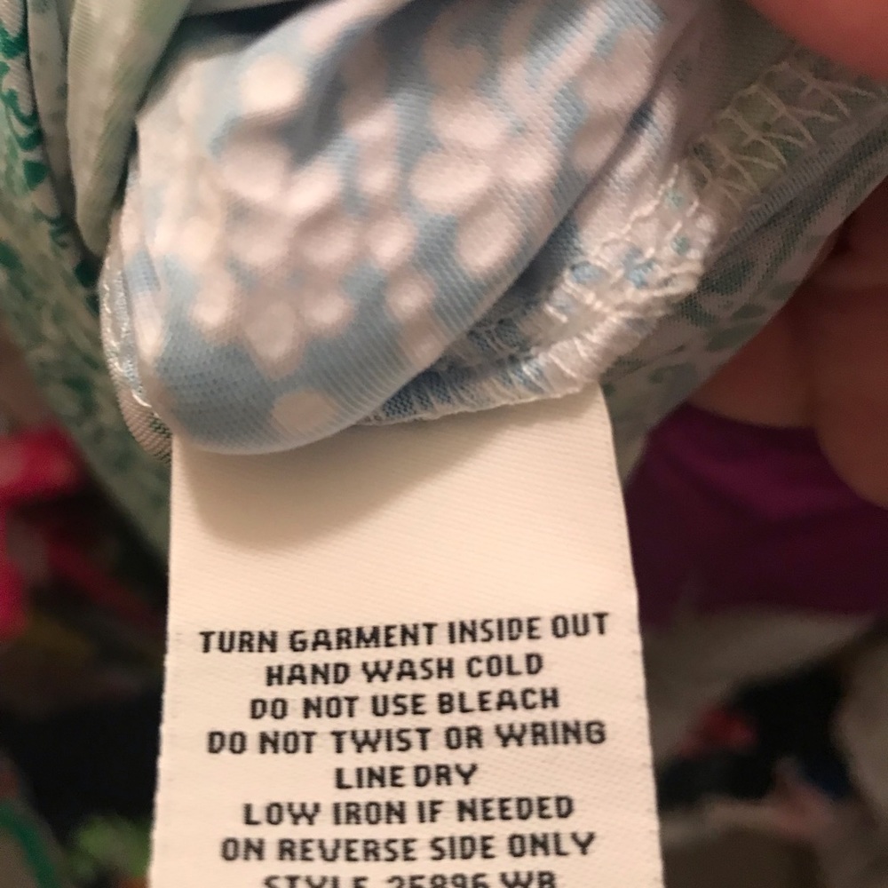 Ruby Rd. Green And Blue Patterned Blouse - image 5